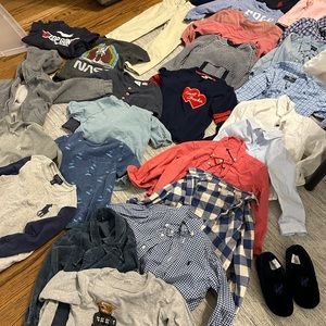 Size 2T-3T polo, Zara & Janie & Jack bundle